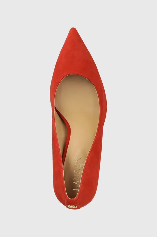 Lauren Ralph Lauren velúr magassarkú cipő Lanette  Szár: szarvasbőr Belseje: természetes bőr Talp: szintetikus anyag
