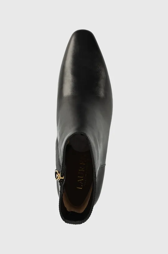 μαύρο Δερμάτινες μπότες Lauren Ralph Lauren Willa