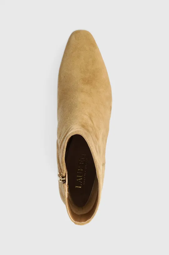 béžová Semišové topánky Lauren Ralph Lauren Willa