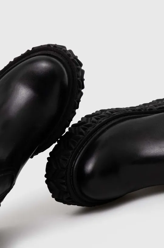 μαύρο Δερμάτινες μπότες Patrizia Pepe