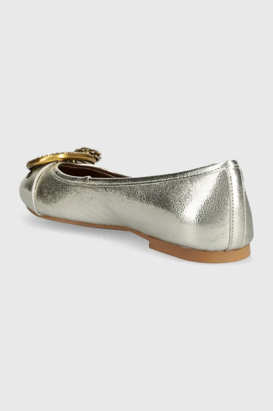 Usnjene balerinke Kurt Geiger London Mayfair Ballerina Zunanjost: Lakirano usnje Notranjost: Tekstilni material, Naravno usnje Podplat: Sintetični material