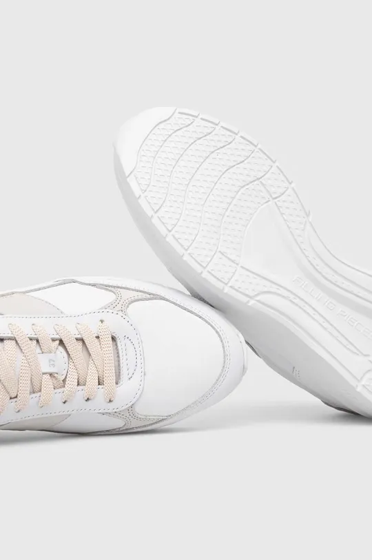 white Filling Pieces leather sneakers Jet Runner