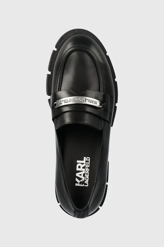 čierna Kožené mokasíny Karl Lagerfeld ARIA