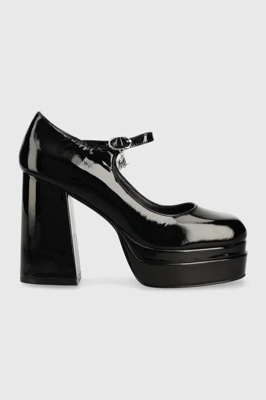 чорний Шкіряні туфлі Karl Lagerfeld STRADA Жіночий