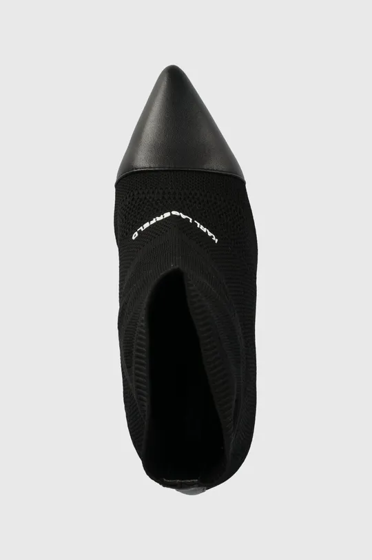 čierna Členkové topánky Karl Lagerfeld DEBUT