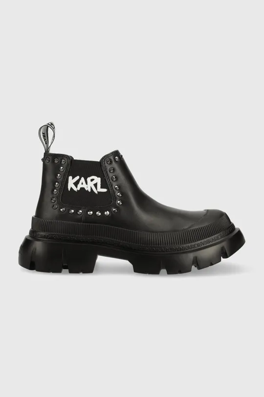 čierna Členkové topánky Karl Lagerfeld TREKKA MAX Dámsky