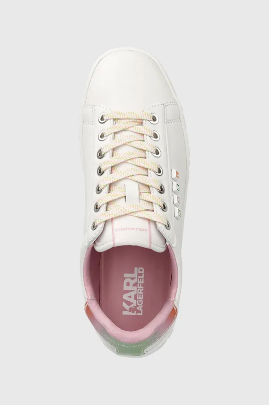 λευκό Δερμάτινα αθλητικά παπούτσια Karl Lagerfeld KUPSOLE III