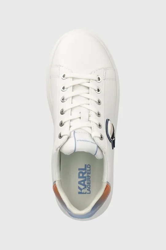 fehér Karl Lagerfeld bőr sportcipő KAPRI