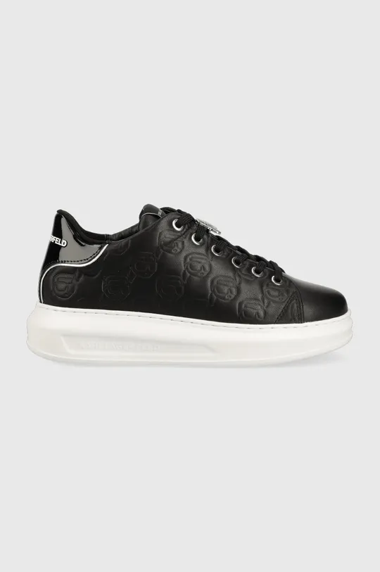 μαύρο Δερμάτινα αθλητικά παπούτσια Karl Lagerfeld KAPRI KC Γυναικεία