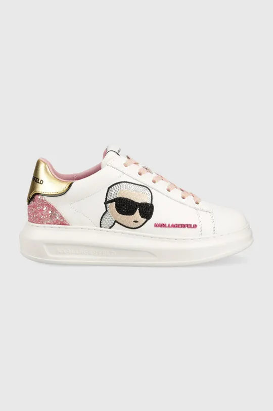 λευκό Δερμάτινα αθλητικά παπούτσια Karl Lagerfeld KAPRI KC Γυναικεία