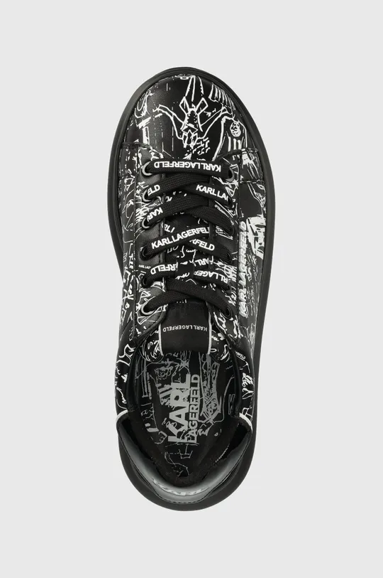 чорний Шкіряні кросівки Karl Lagerfeld KAPRI