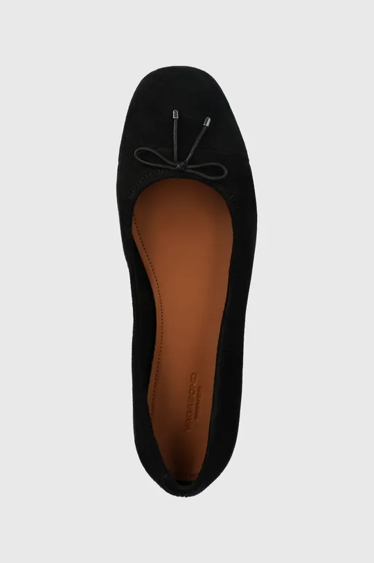 črna Balerinke iz semiša Vagabond Shoemakers JOLIN