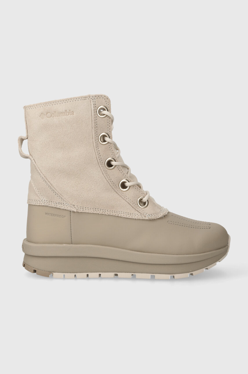 beige Columbia snow boots MORITZA SHIELD OH Women’s