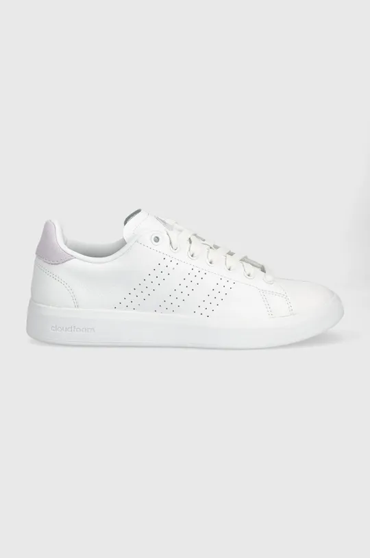 biały adidas sneakersy skórzane ADVANTAGE PREMIUM Damski