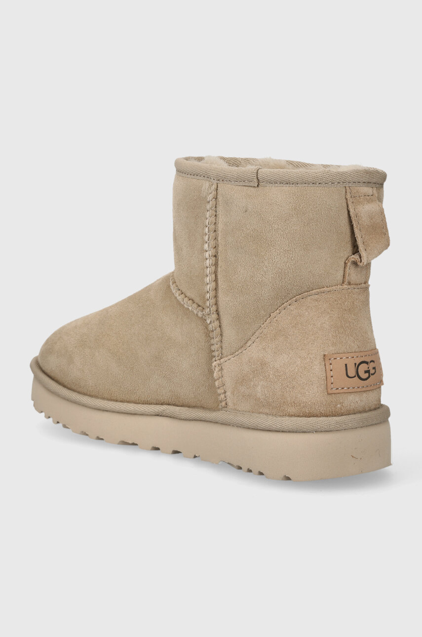 UGG suede snow boots Classic Mini II beige color 1016222 at PRM US