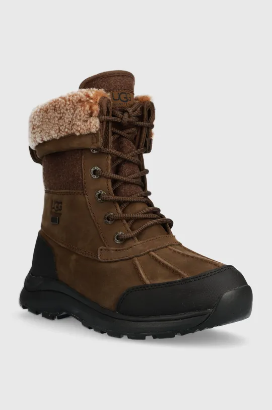 Замшеві кросівки UGG Adirondack Boot III Tipped коричневий