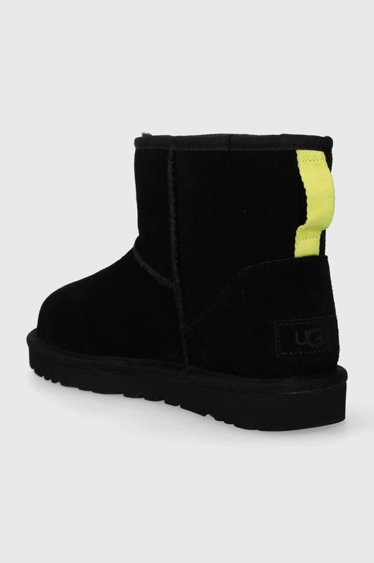 Μπότες χιονιού σουέτ UGG Classic Mini Ugg Side Logo Πάνω μέρος: Δέρμα σαμουά Εσωτερικό: Υφαντικό υλικό, Μαλλί Σόλα: Συνθετικό ύφασμα