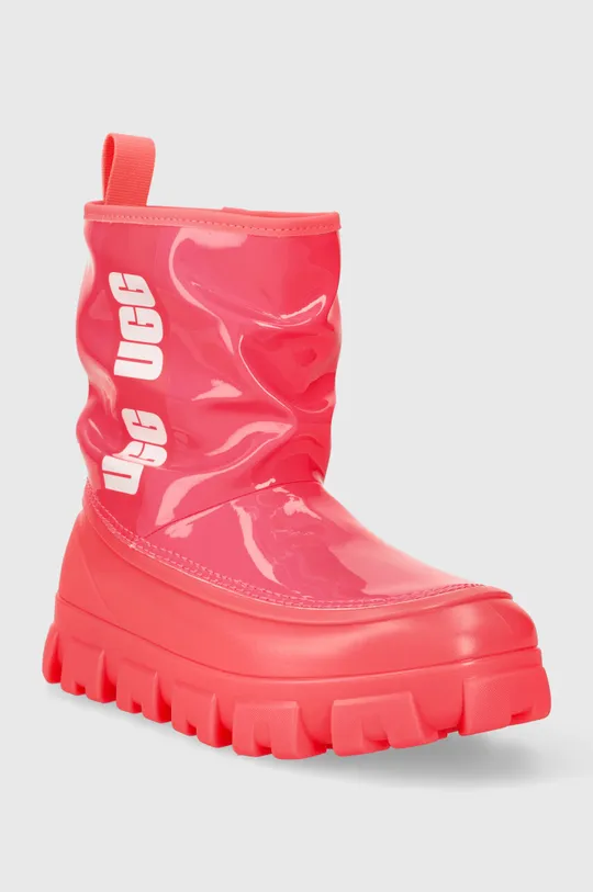 Зимові чоботи UGG Classic Brellah Mini рожевий
