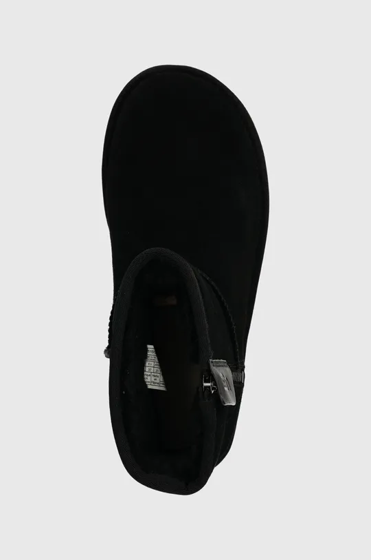 μαύρο Μπότες χιονιού σουέτ UGG Classic Mini Bailey Zip