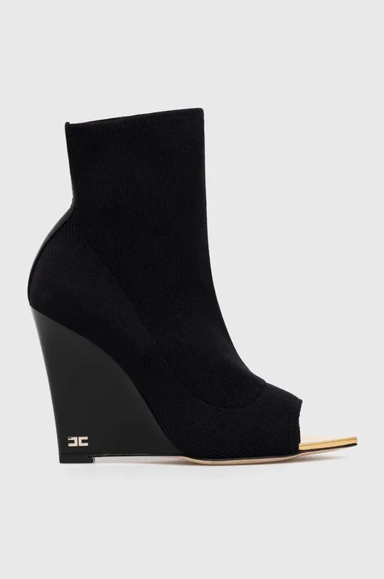 čierna Členkové topánky Elisabetta Franchi Dámsky