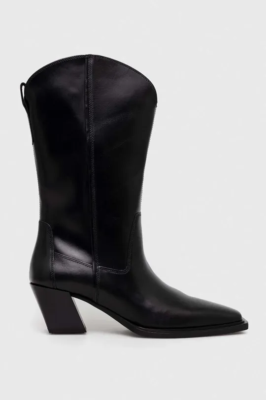 μαύρο Δερμάτινες καουμπόικες μπότες Vagabond Shoemakers ALINA Γυναικεία