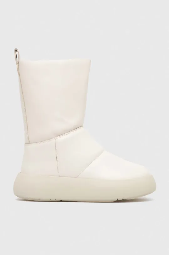 biały Vagabond Shoemakers śniegowce skórzane AYLIN Damski