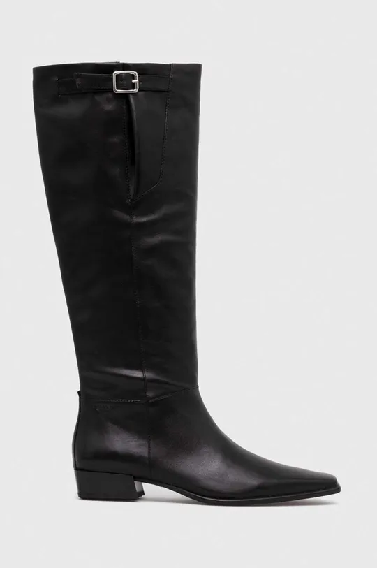 črna Usnjeni elegantni škornji Vagabond Shoemakers NELLA Ženski