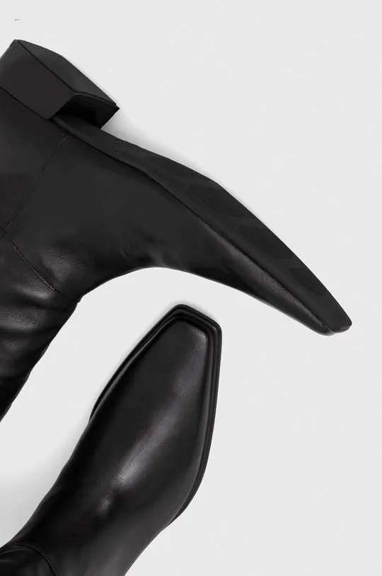 črna Usnjeni elegantni škornji Vagabond Shoemakers NELLA