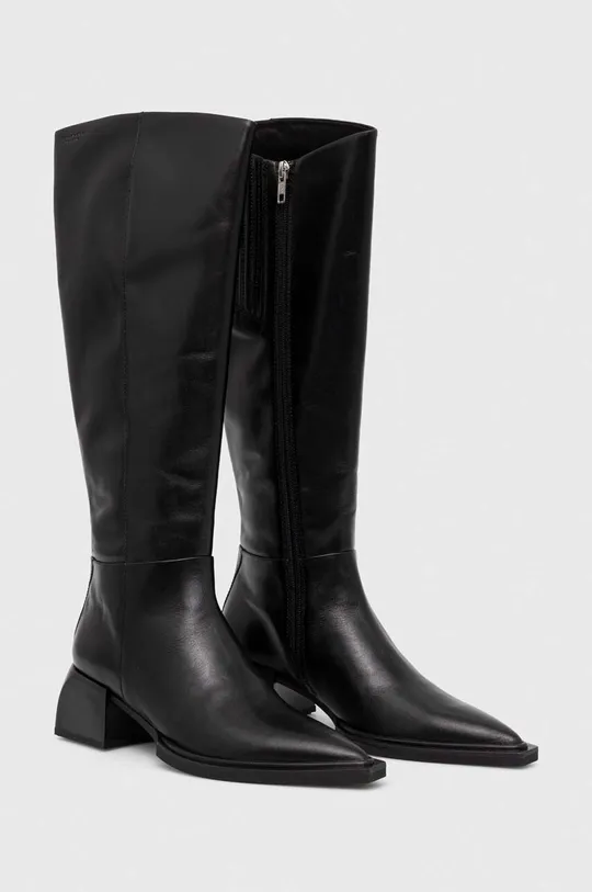 Usnjeni elegantni škornji Vagabond Shoemakers VIVIAN črna
