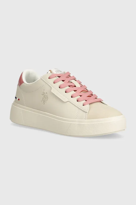beige U.S. Polo Assn. sneakers ASHLEY Donna