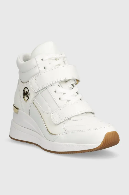 Δερμάτινα αθλητικά παπούτσια MICHAEL Michael Kors Gentry λευκό