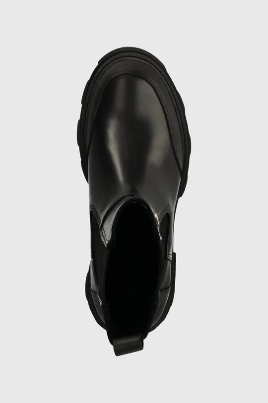 μαύρο Δερμάτινες μπότες τσέλσι Barbour B.Intl Chicane