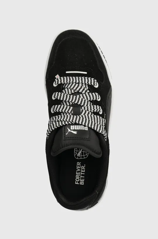 μαύρο Σουέτ αθλητικά παπούτσια Puma Carina Street Thick Laces
