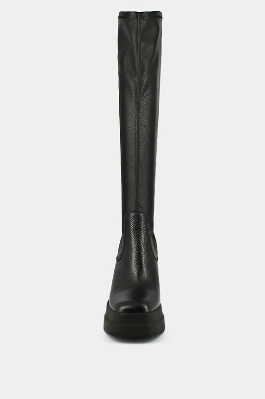 Elegantni škornji Jonak PAILLE CUIR GR/ STRETCH Zunanjost: Sintetični material, Naravno usnje Notranjost: Sintetični material, Naravno usnje Podplat: Sintetični material