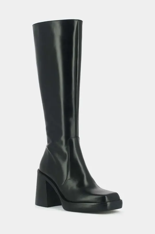 Usnjeni elegantni škornji Jonak BONBON CUIR črna