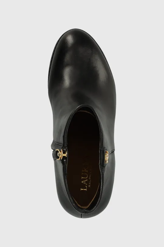 μαύρο Δερμάτινες μπότες Lauren Ralph Lauren Shaley
