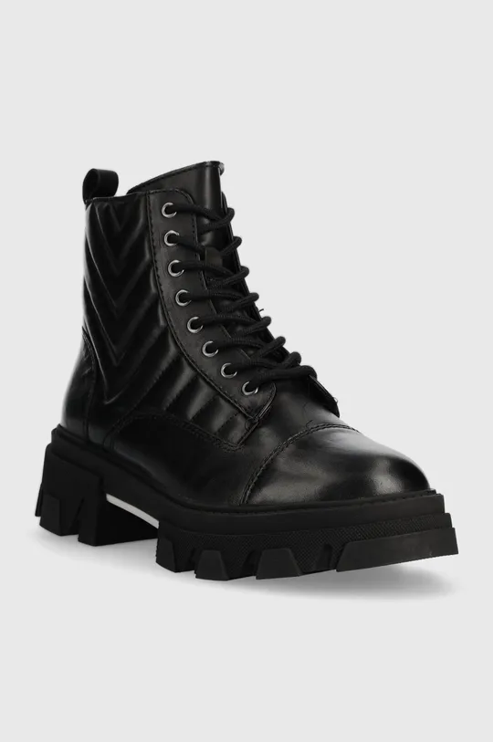 Δερμάτινες μπότες Aldo Montrose μαύρο