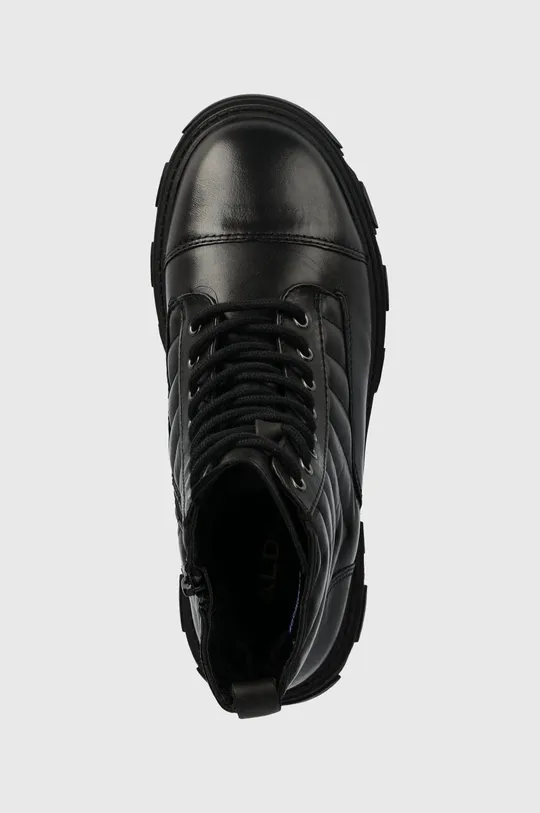 čierna Kožené členkové topánky Aldo Montrose
