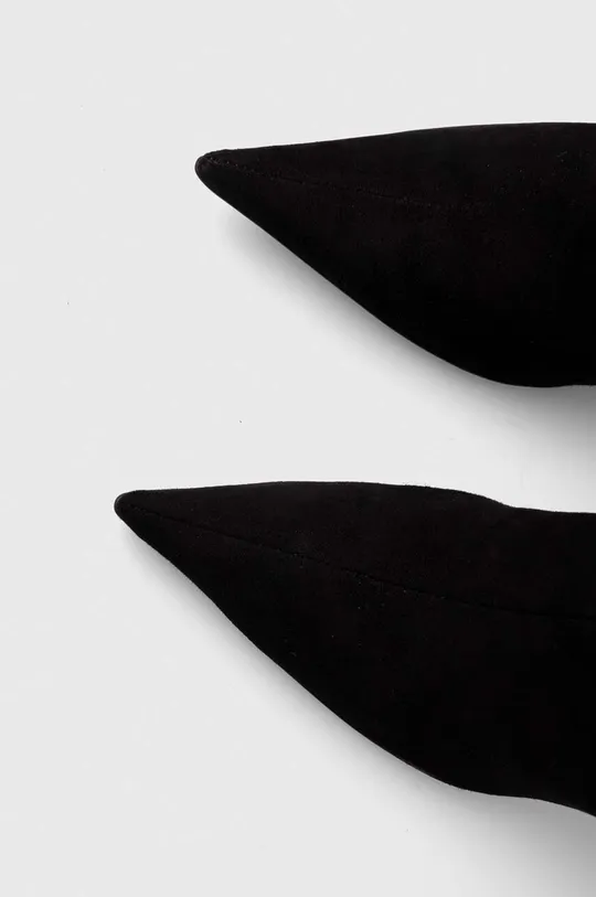 črna Elegantni škornji iz semiša Pinko Lehar