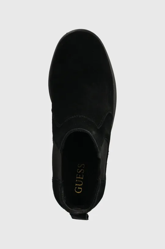 fekete Guess magasszárú cipő velúrból ROMINA