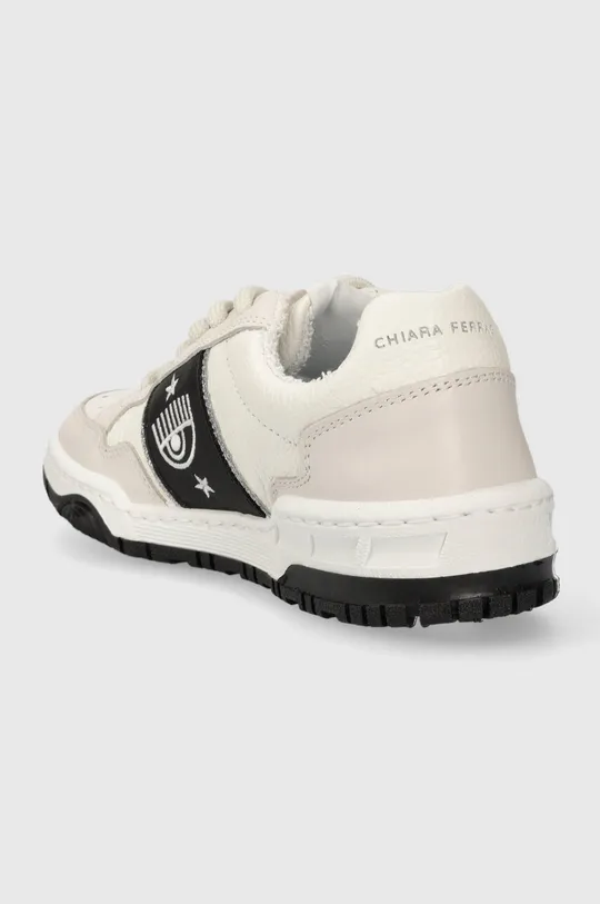 Chiara Ferragni sneakersy skórzane Cholewka: Skóra naturalna, Wnętrze: Materiał syntetyczny, Materiał tekstylny, Podeszwa: Materiał syntetyczny
