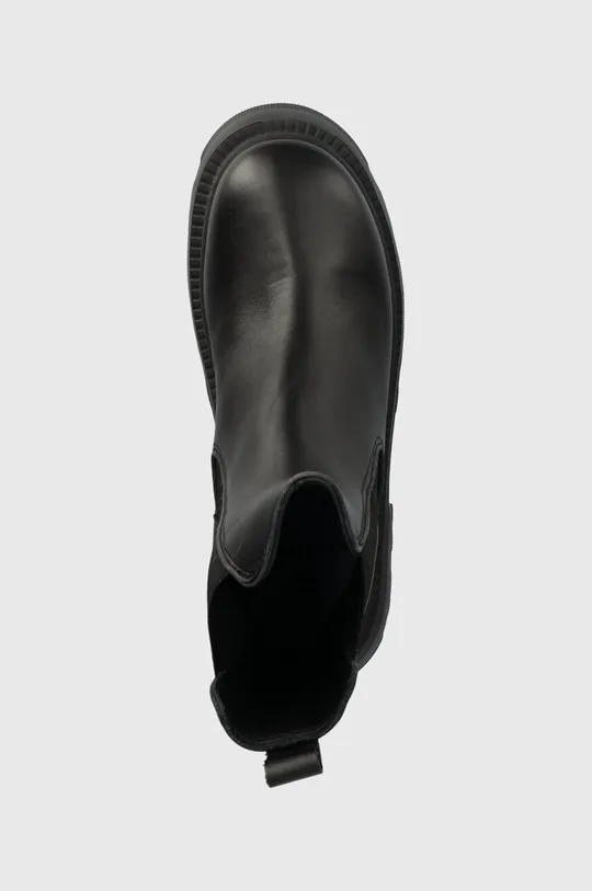 μαύρο Δερμάτινες μπότες τσέλσι Chiara Ferragni