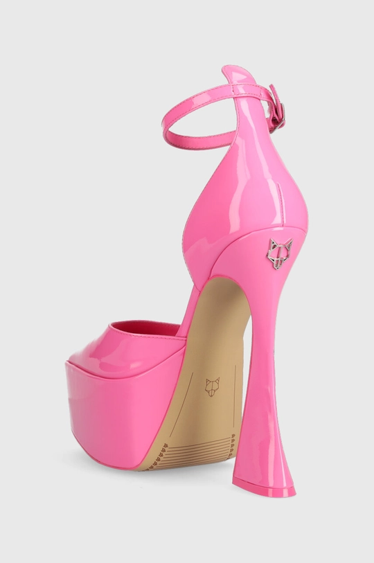 Încălțăminte Naked Wolfe stilettos de piele Daria Daria.Hot.Pink roz