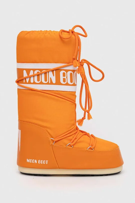 pomarańczowy Moon Boot śniegowce ICON NYLON Damski