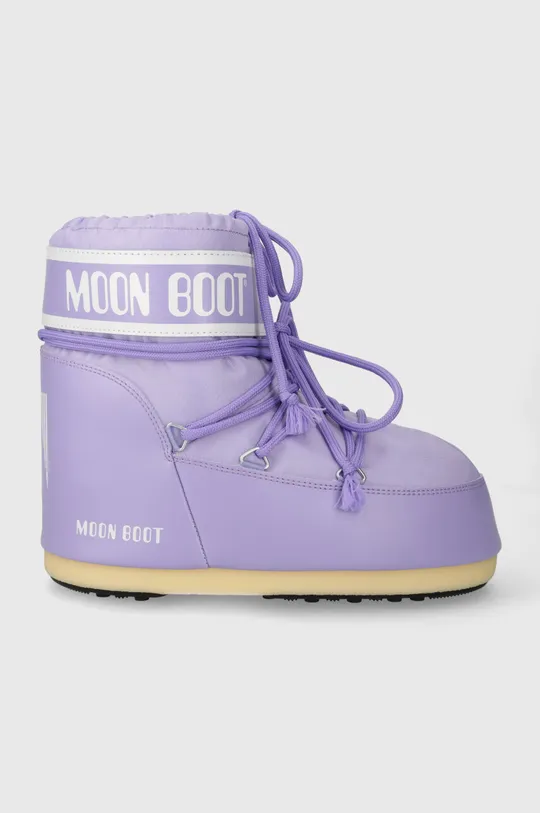 фіолетовий Зимові чоботи Moon Boot ICON LOW NYLON Жіночий