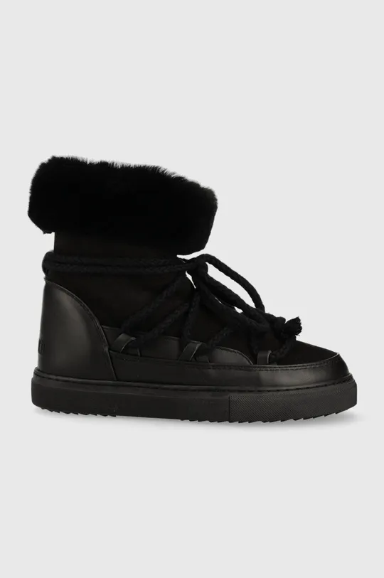 μαύρο Δερμάτινες μπότες χιονιού Inuikii CLASSIC HIGH Γυναικεία