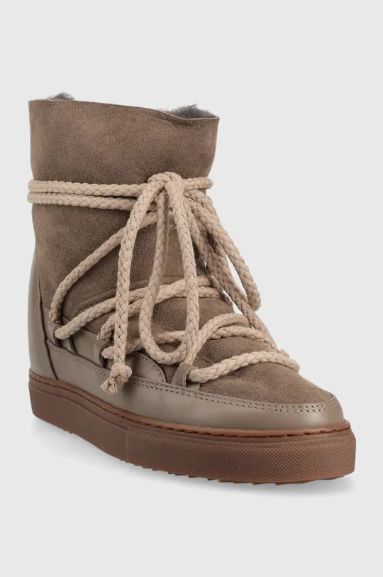 Kožne cipele za snijeg Inuikii CLASSIC WEDGE smeđa