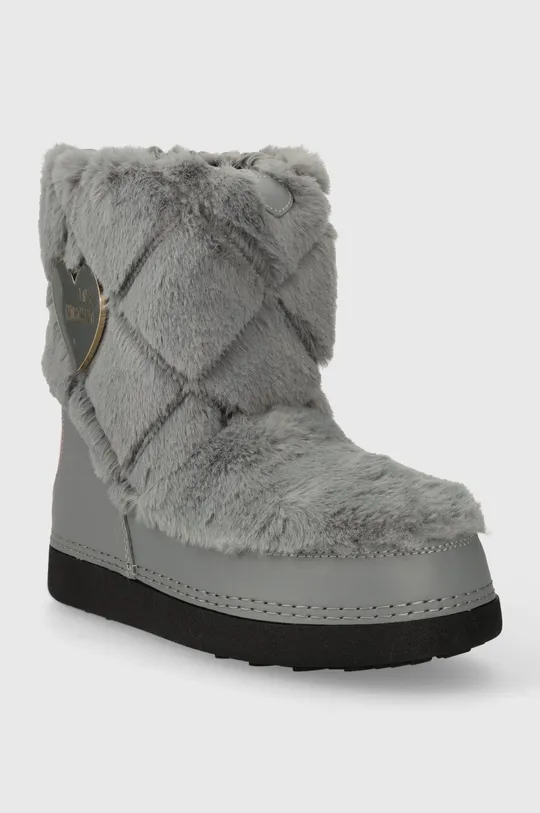 Love Moschino stivali da neve SKIBOOT20 grigio