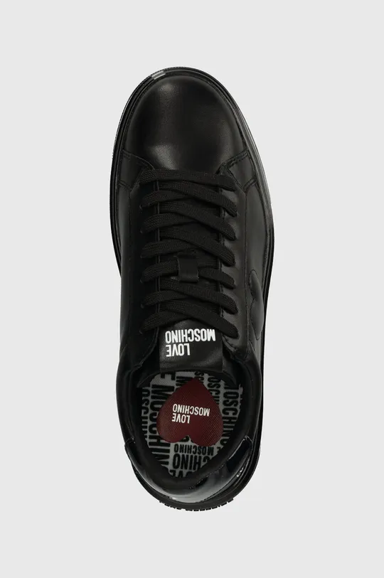 μαύρο Δερμάτινα αθλητικά παπούτσια Love Moschino BOLD40