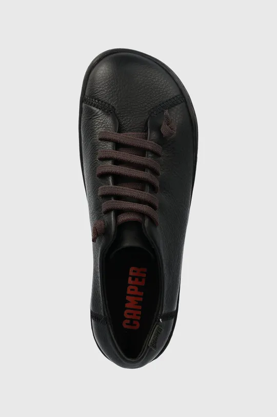 μαύρο Δερμάτινα αθλητικά παπούτσια Camper Peu Cami